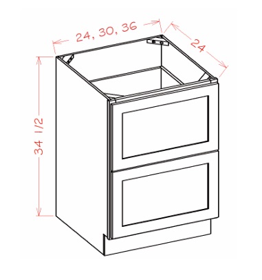 Two Drawer Pack Base