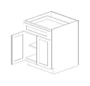 Double Door Vanity Base