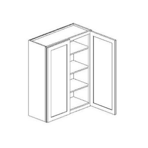 42'' High Double Door 12''-15'' Deep